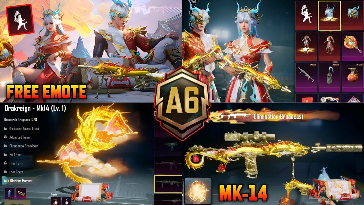 New Ultimate set Dragon Empress set | New Gun Skin | PUBGXALI