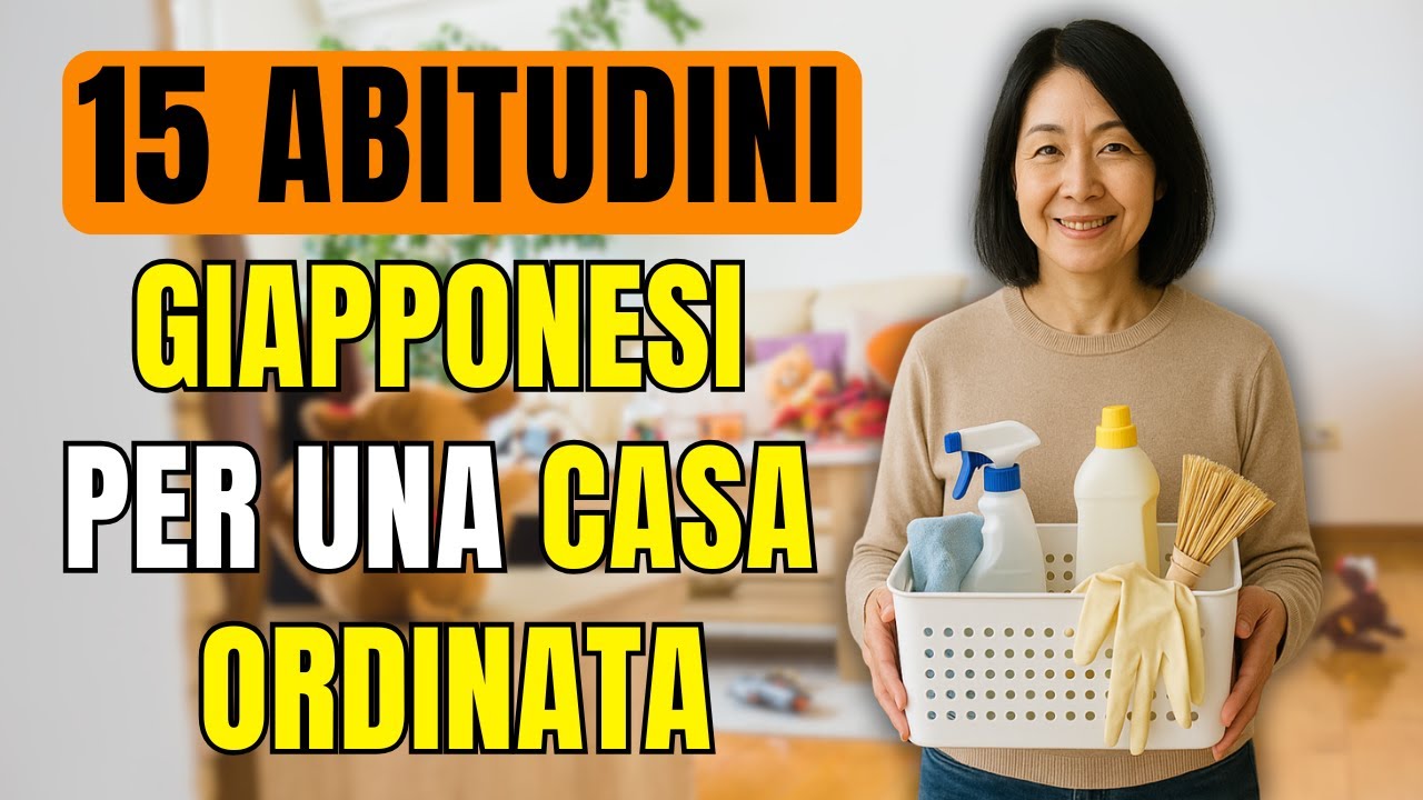 15 abitudini GIAPPONESI che manterranno la tua CASA SEMPRE IN ORDINE