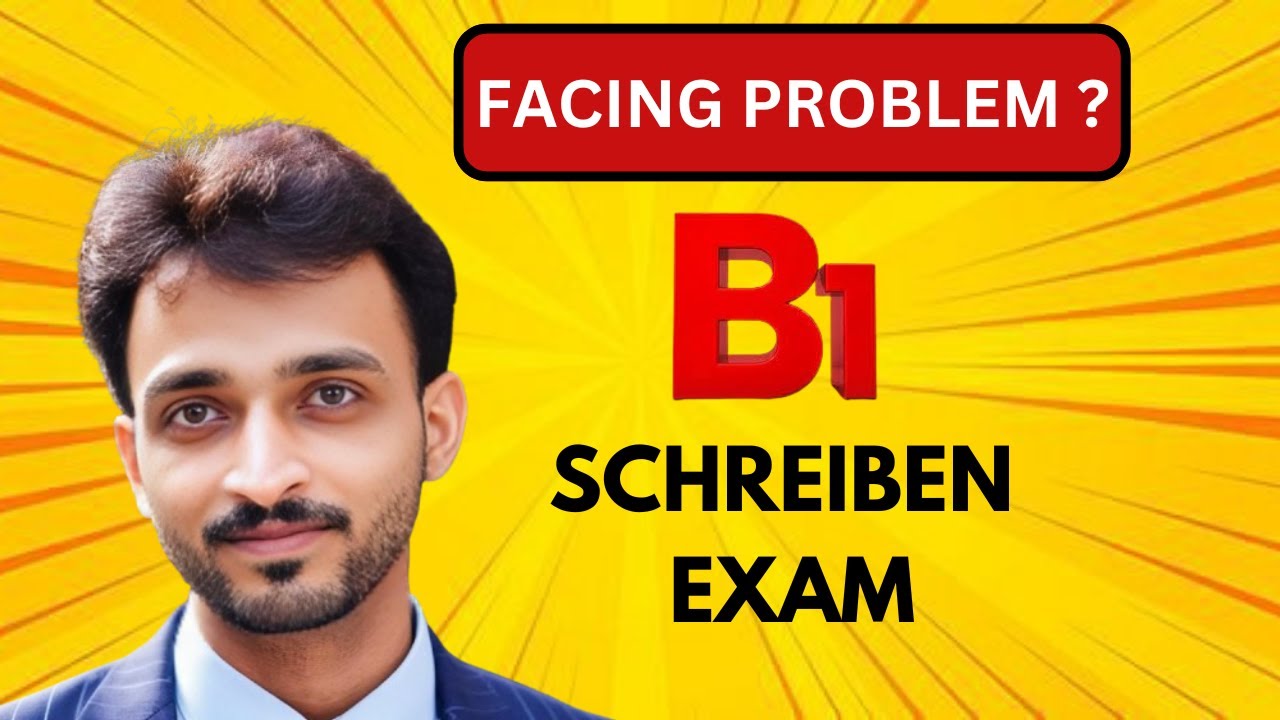 B1 GERMAN WRITING EXAM PRACTICE | SCHREIBNE PRUFUNG |