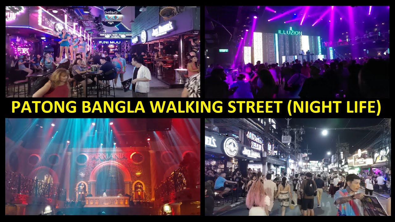 PATONG BANGLA WALKING STREET (NIGHT LIFE AND TOP-NOTCH CLUBS) PART 1 (HD 1080P)