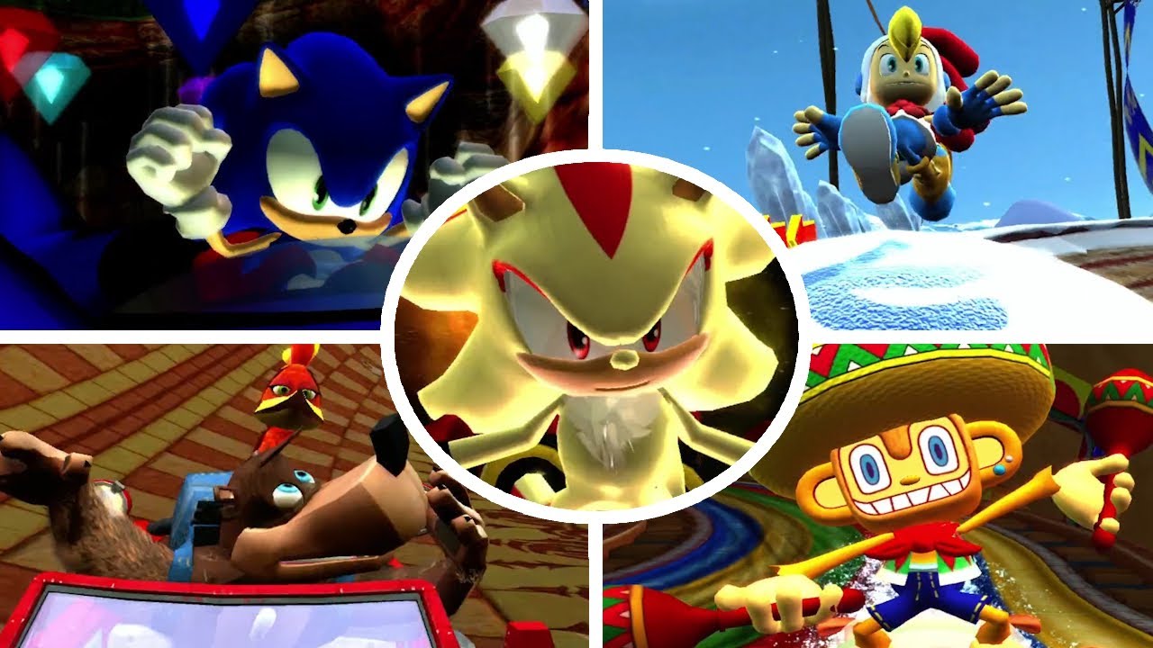 Sonic & Sega All-Stars Racing &mdash; все спецприёмы + DLC