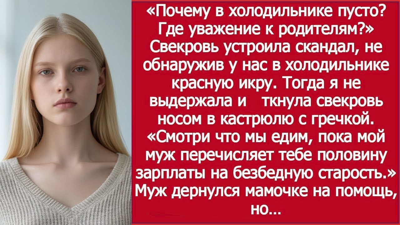 История о свекрови и красной икре | A Story of Mother-in-Law and Red Caviar
