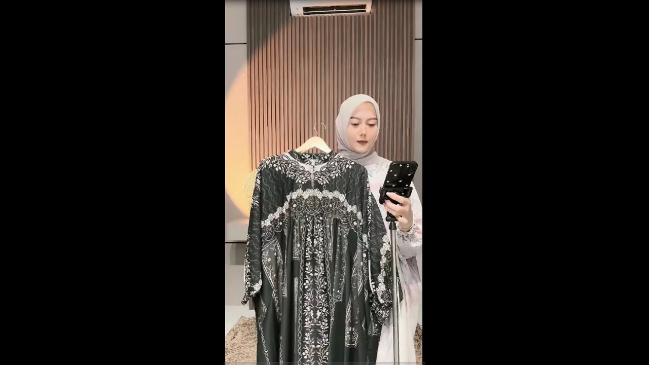 Kaftan Dress Bahan Barbara Motif
