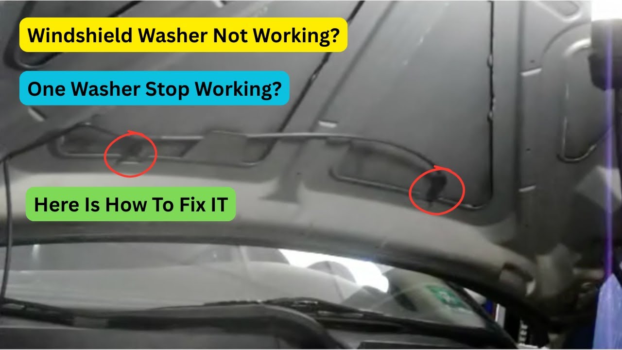 Replace windshield washer hose 2000-2007 Ford Taurus