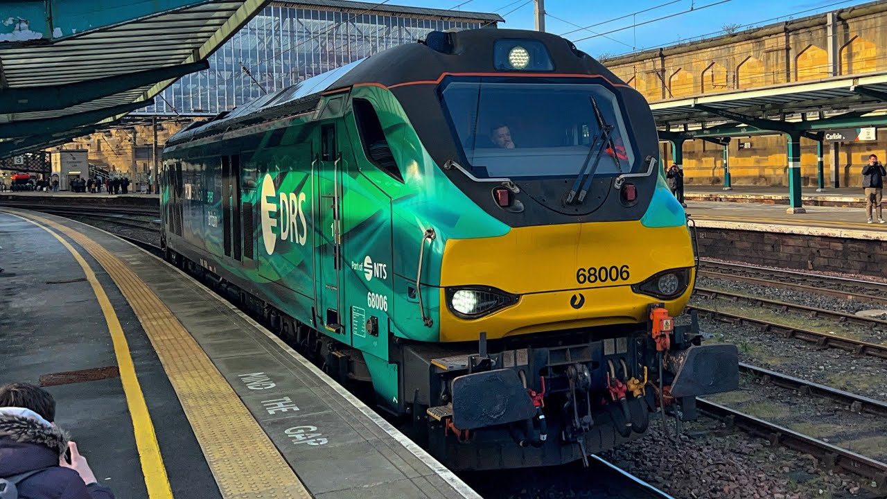Trains at Carlisle, WCML, 11/03/2026