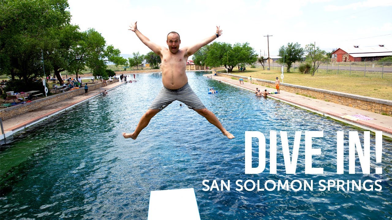 Balmorhea Pool 💦-  a West Texas Oasis 🏊‍♂️