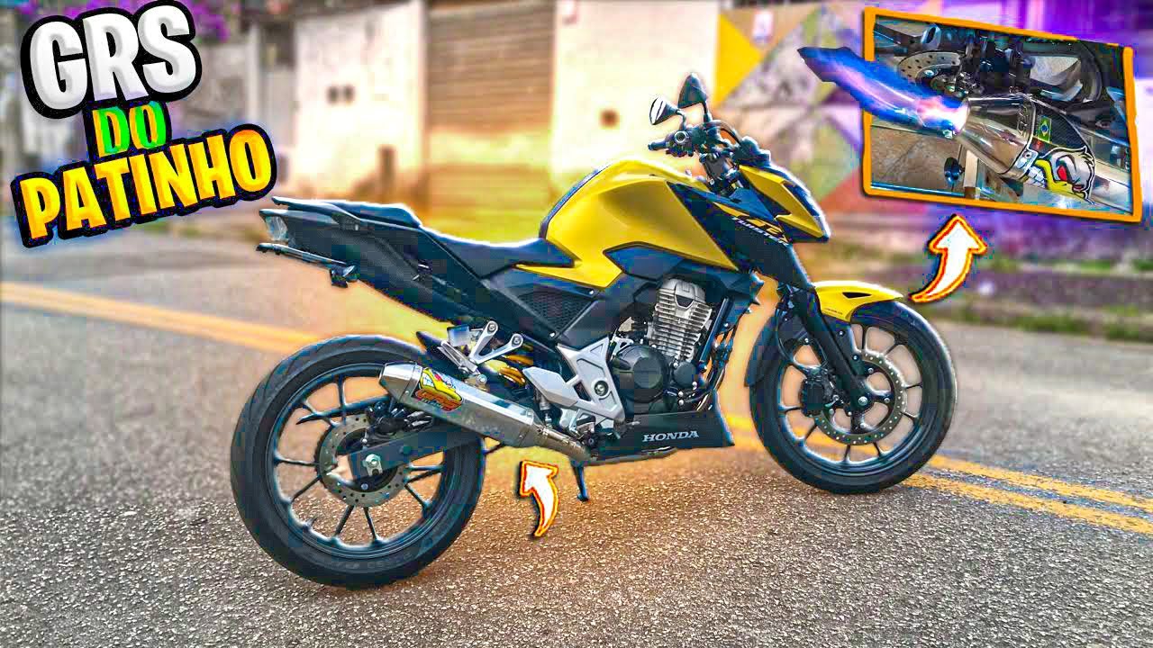 ESCAPE GRS DO PATINHO NA CB TWISTER 300F