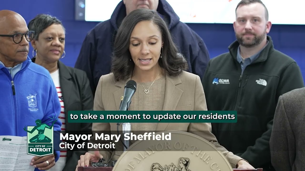 Mayor Mary Sheffield Gives an Update on Recent Water Main Breaks: January 27, 2026