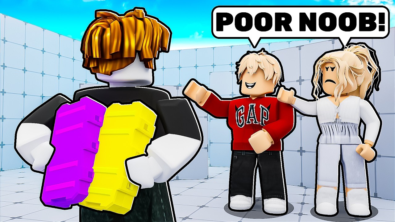 I Pretended to be a NOOB, Then Gifted SKIN CASES in Rivals!