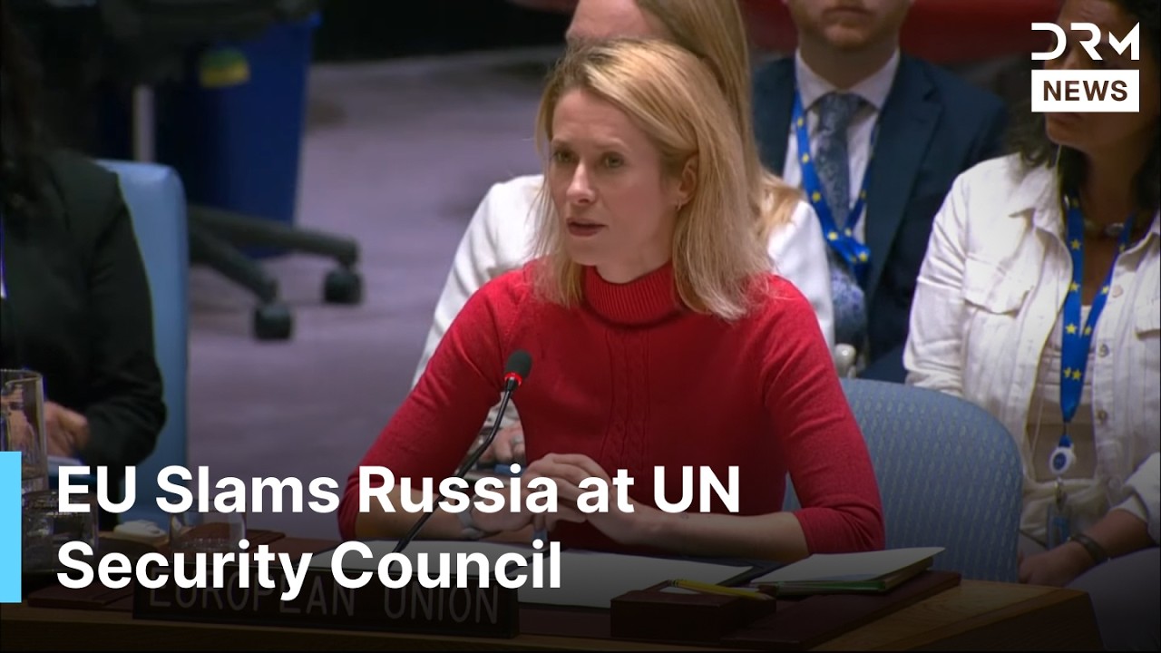«Безрассудный и опасный»: Каллас выступает против России в ООН из-за нарушения воздушного простра...