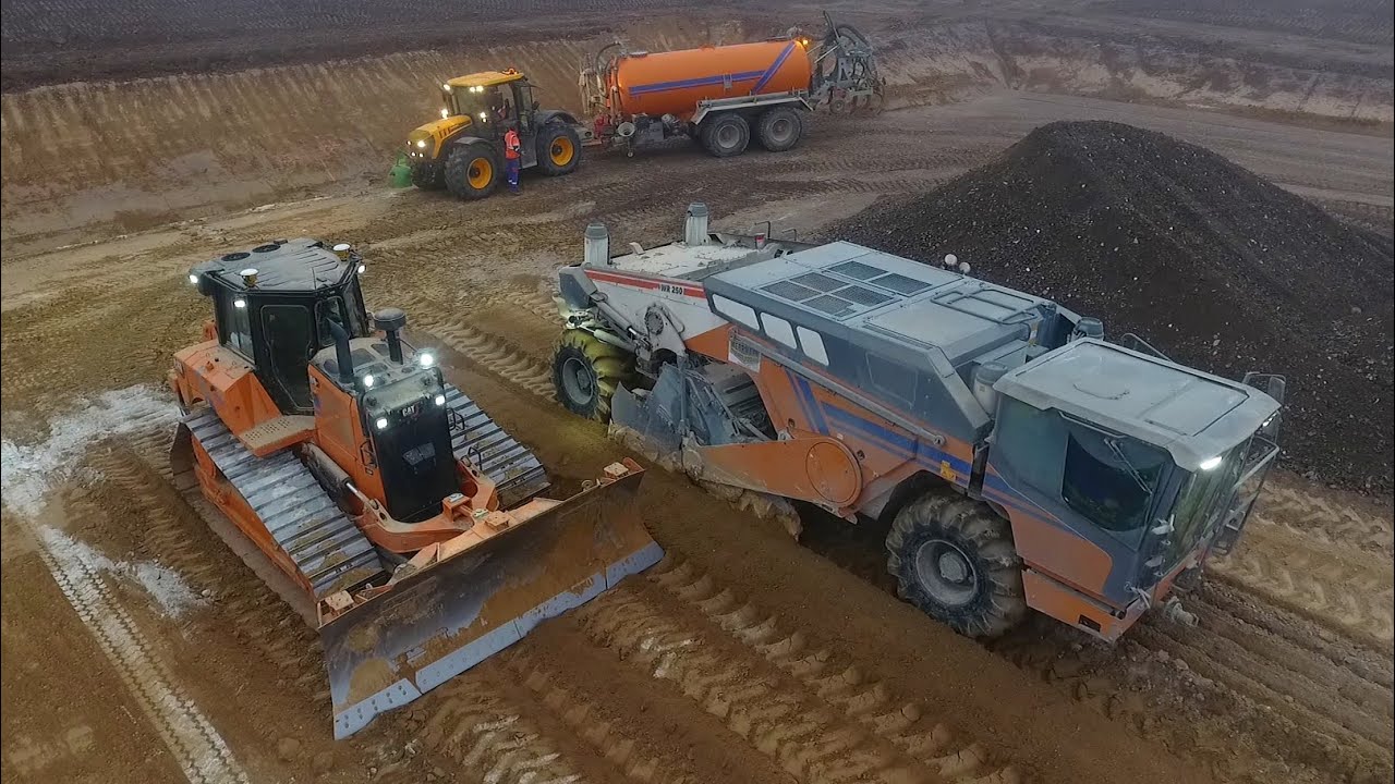Une Soirée Sur Un Chantier TP | Herrmann TP à la stabilisation des sols 😃