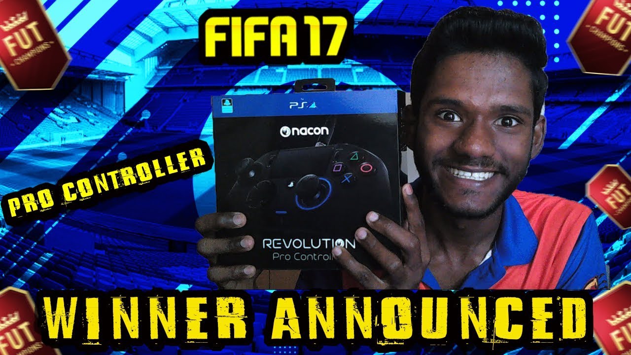 WINNER OF THE GIVE AWAY | PRO CONTROLLERS | #FIFA 17