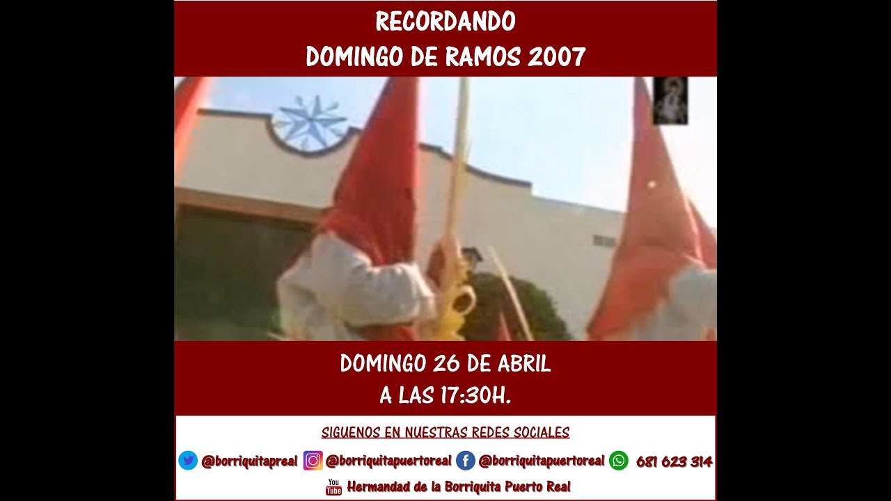 DOMINGO DE RAMOS DEl AÑO 2007 - PUERTO REAL (CÁDIZ)