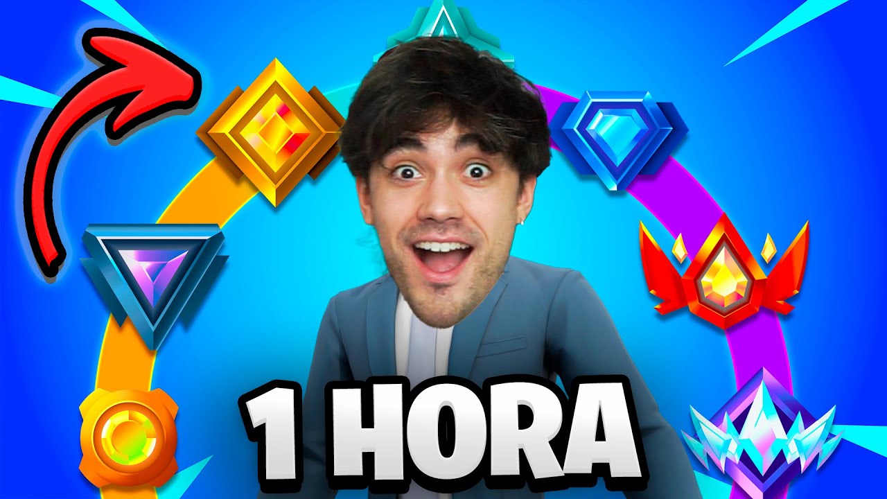 ¡1 HORA para llegar al RANGO MÁXIMO en Fortnite! 🔥