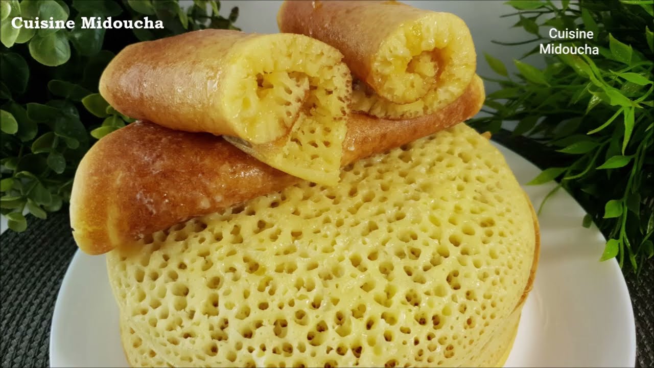 بغرير او غرايف بالسميد فقط  / Baghrir à la semoule