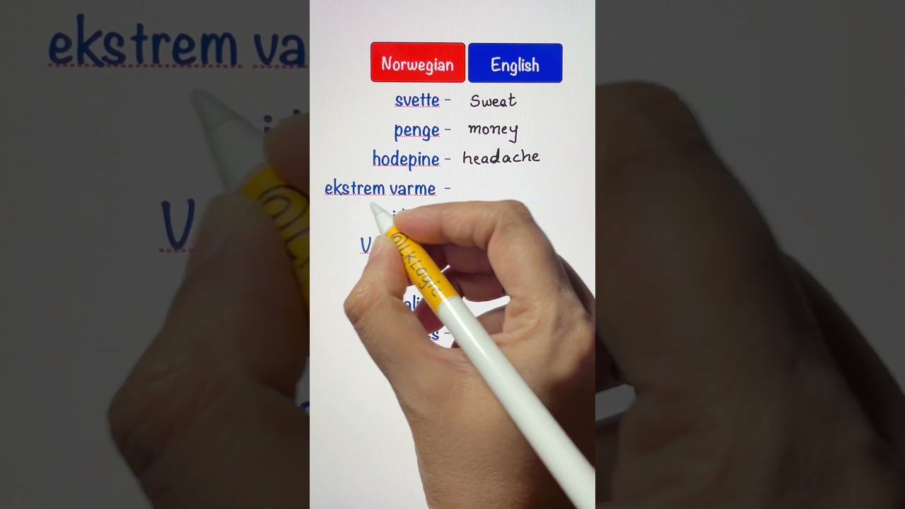 Learn Norwegian #english #learningenglishanytipsforbeginners #englishlanguage #grammar