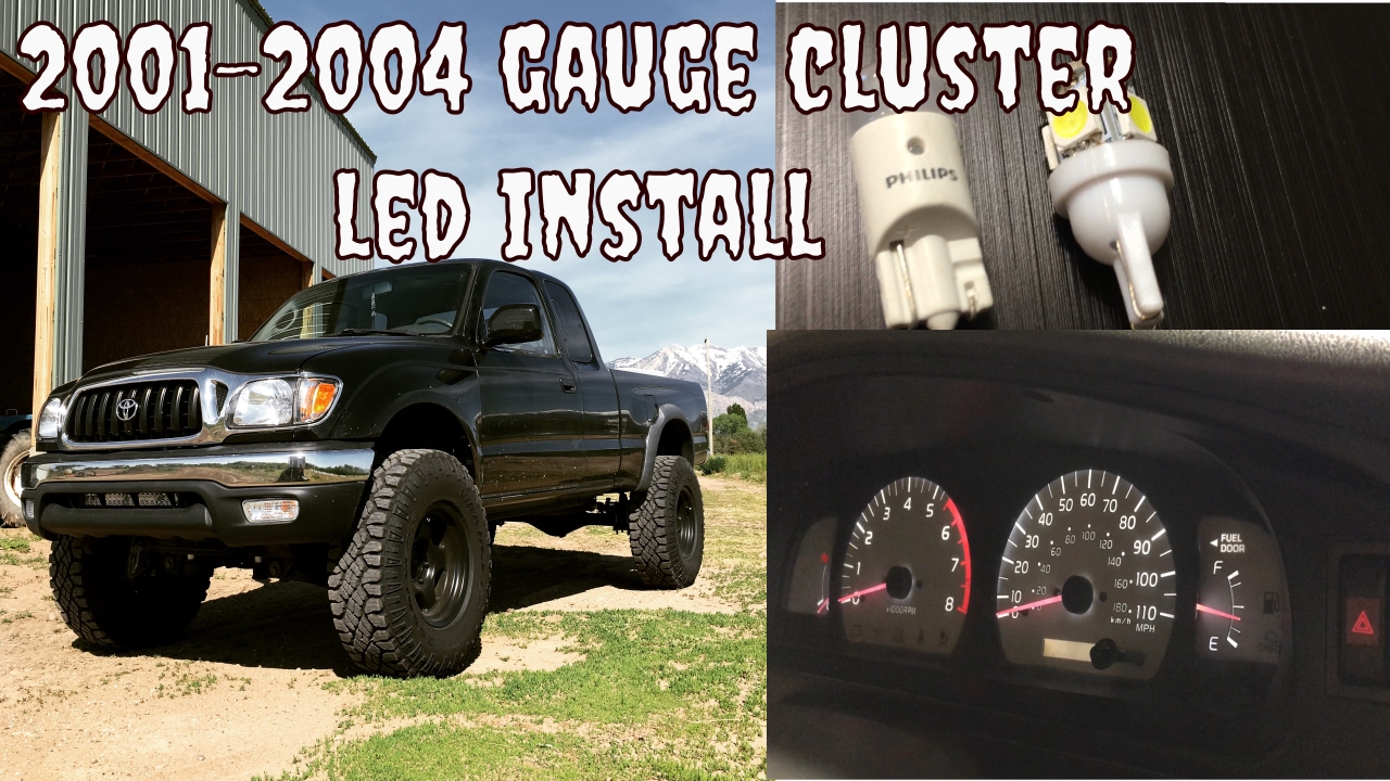 Toyota Tacoma 2001-2004 Led Gauge Cluster Install.