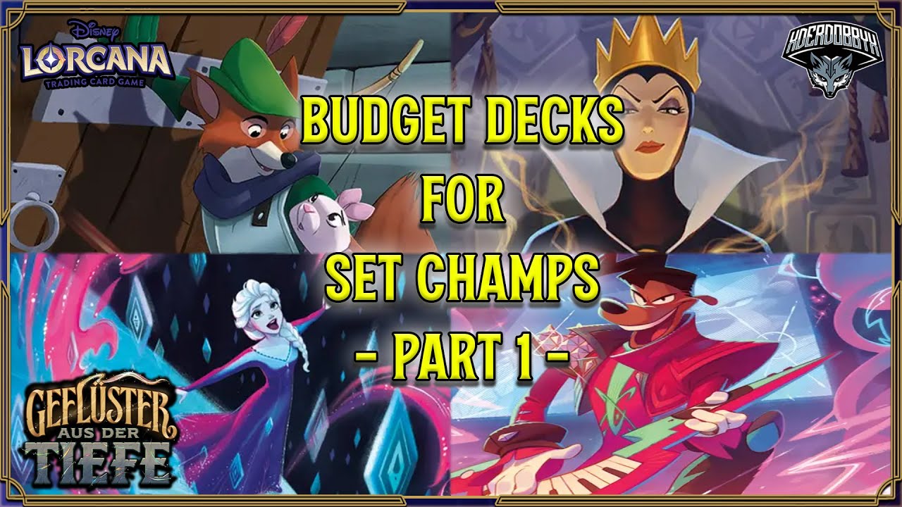 Budget for Set Champs Decks - Set 10 - Part #1 | Disney Lorcana Deck Guide