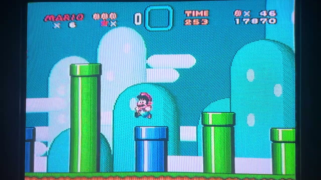 Super Mario World Return To Dinosaur Land Hack Super Nintendo SNES Chat and Play