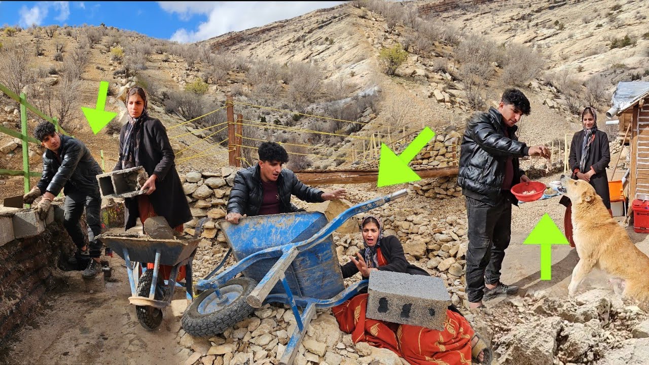 Nomadic Mother and Shelter Building: A True Story of Life in the Mountains