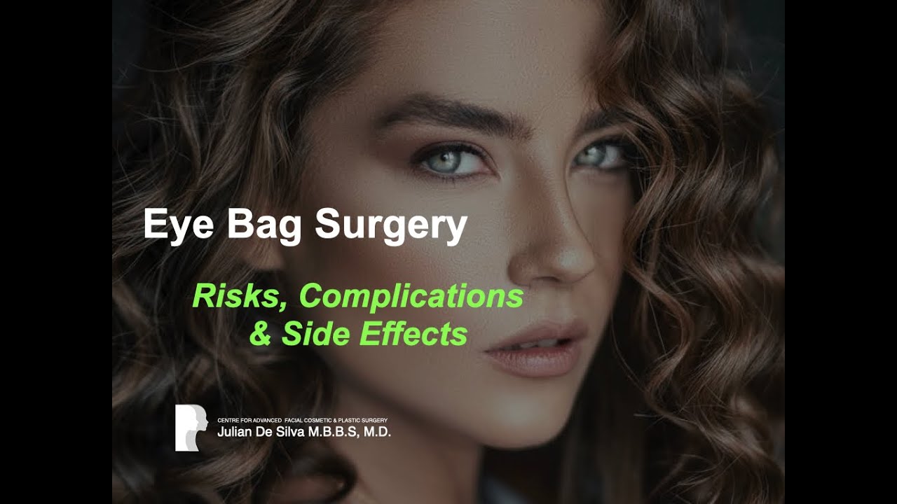 Eye Bag Surgery: Risks, Complications, and Side-Effects