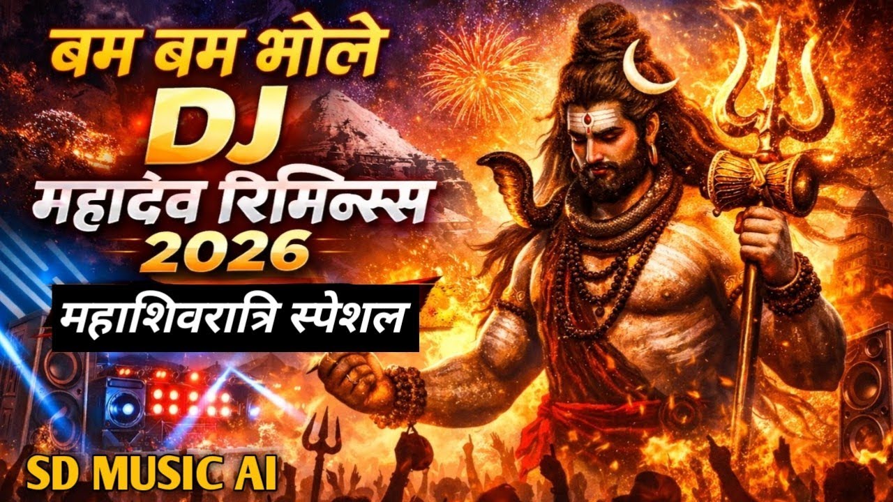 महाशिवरात्रि स्पेशल 2026 🔱 | बम बम भोले | Har Har Mahadev | Shiv Bhajan | SD MUSIC AI 