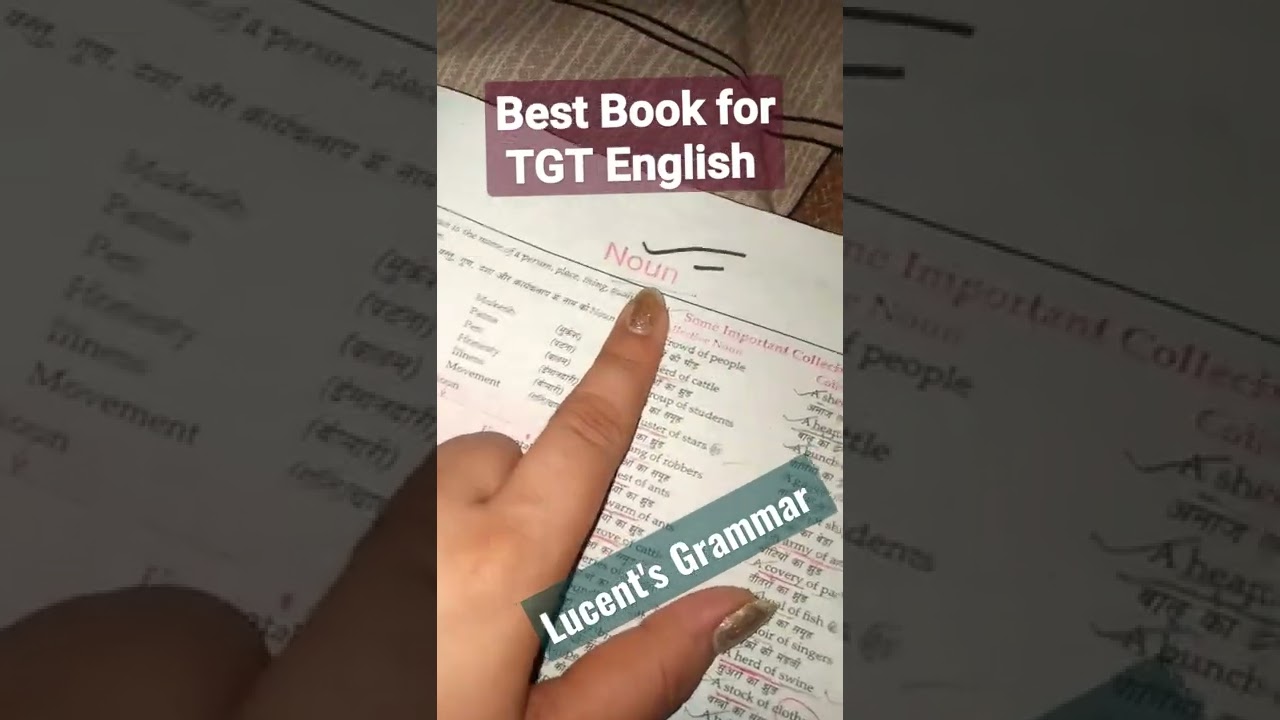 Best Gramnar Book for TGT English Preparation।Lucent Grammar।#english #lucent#study #uptgt #tgteng