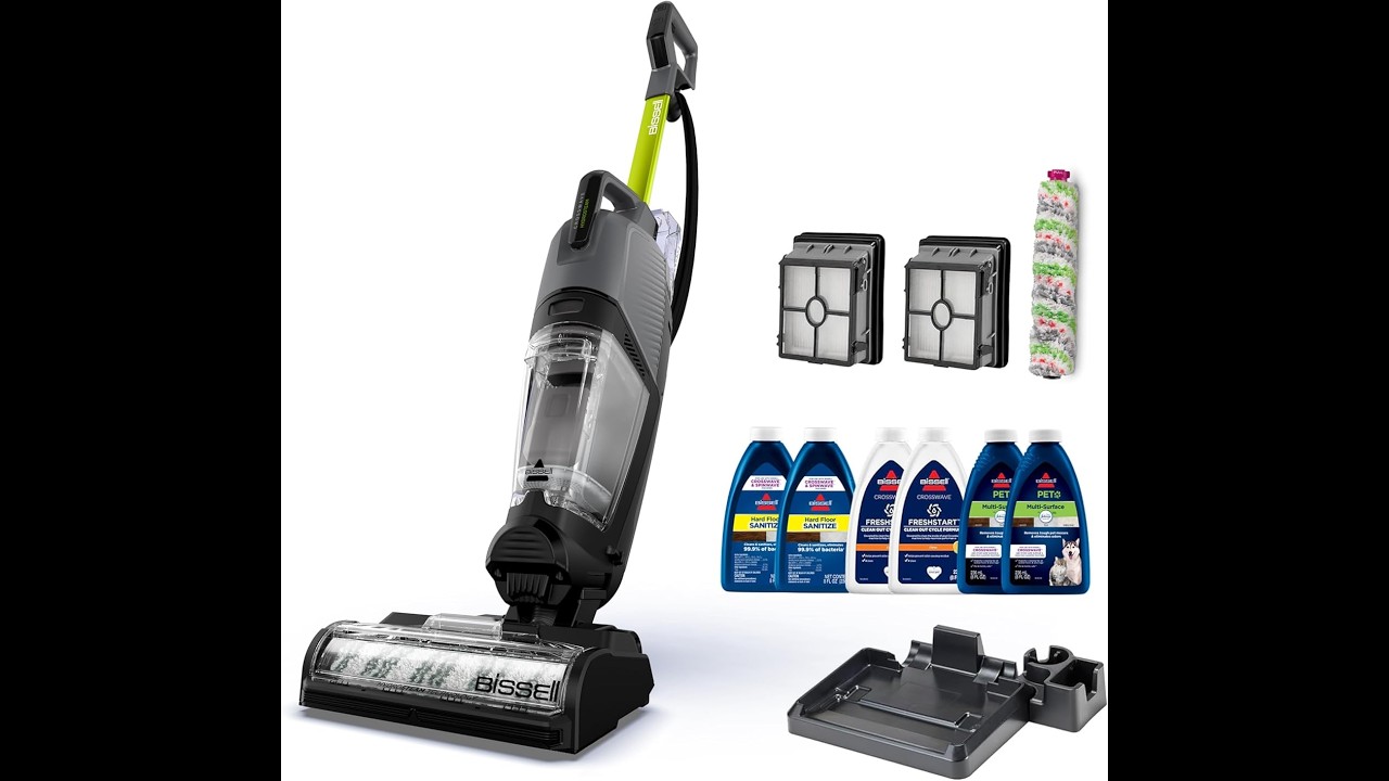 BISSELL® CrossWave® HydroSteam™ Deluxe Wet Dry Vac Review - Pros & Cons - BISSELL CrossWave