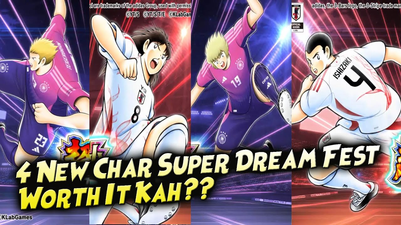 WORTH IT KAH GACHA? SUPER DREAMFEST ISHIZAKI, IZAWA, TEIGERBRAN, GOETHE 🔥 CAPTAIN TSUBASA DREAM TEAM
