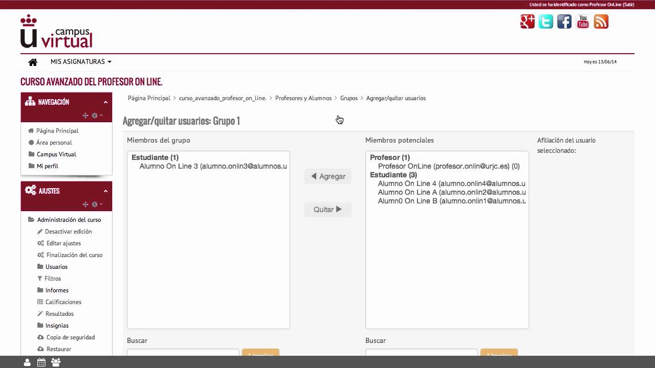 4. Grupos y Agrupamientos (Moodle 2.6)