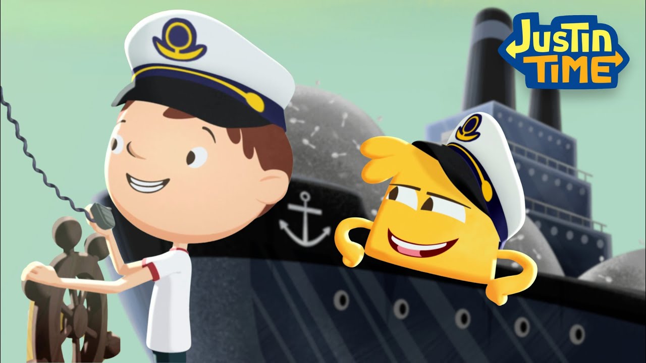 All Aboard the Adventure Boat! 🚢⚓️ | Justin Time | Boat Videos for Kids