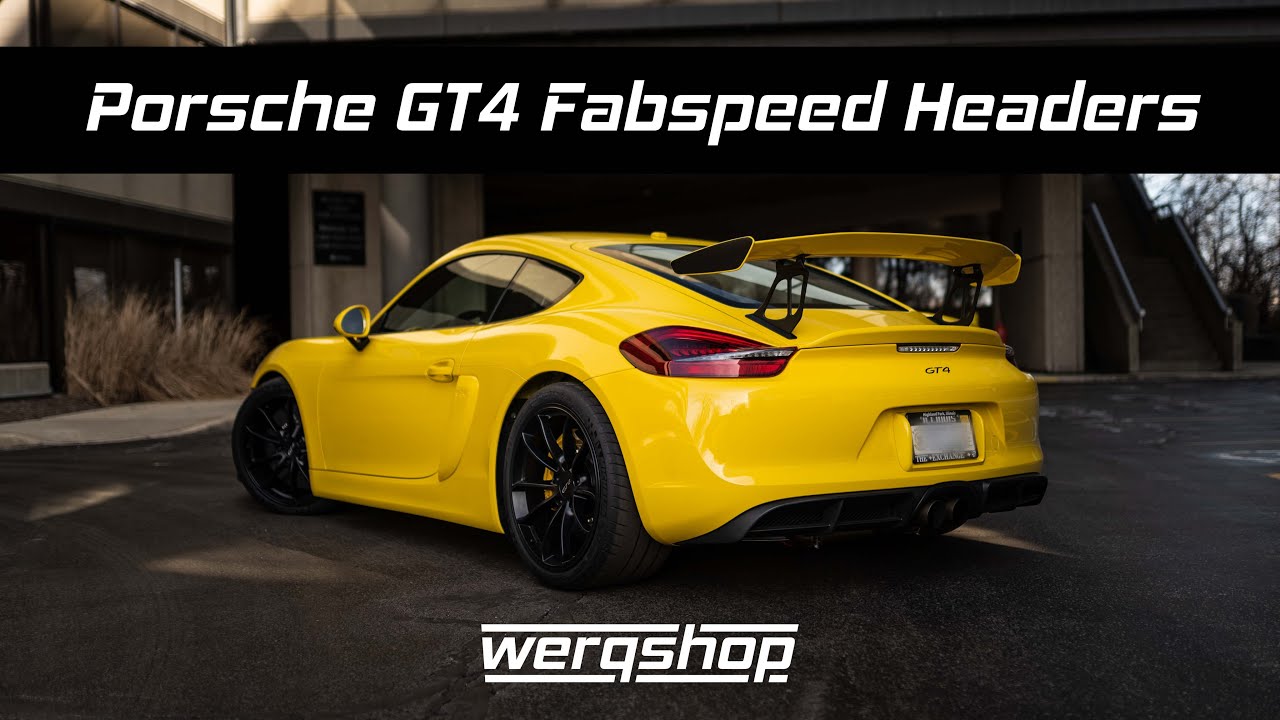 The BEST Porsche GT4 Exhaust System! | Fabspeed Headers w/ Straight Pipe