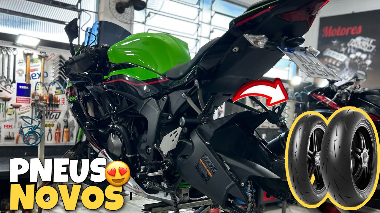 PNEU NOVO NA ZX6R *diablo rosso 4 corsa*