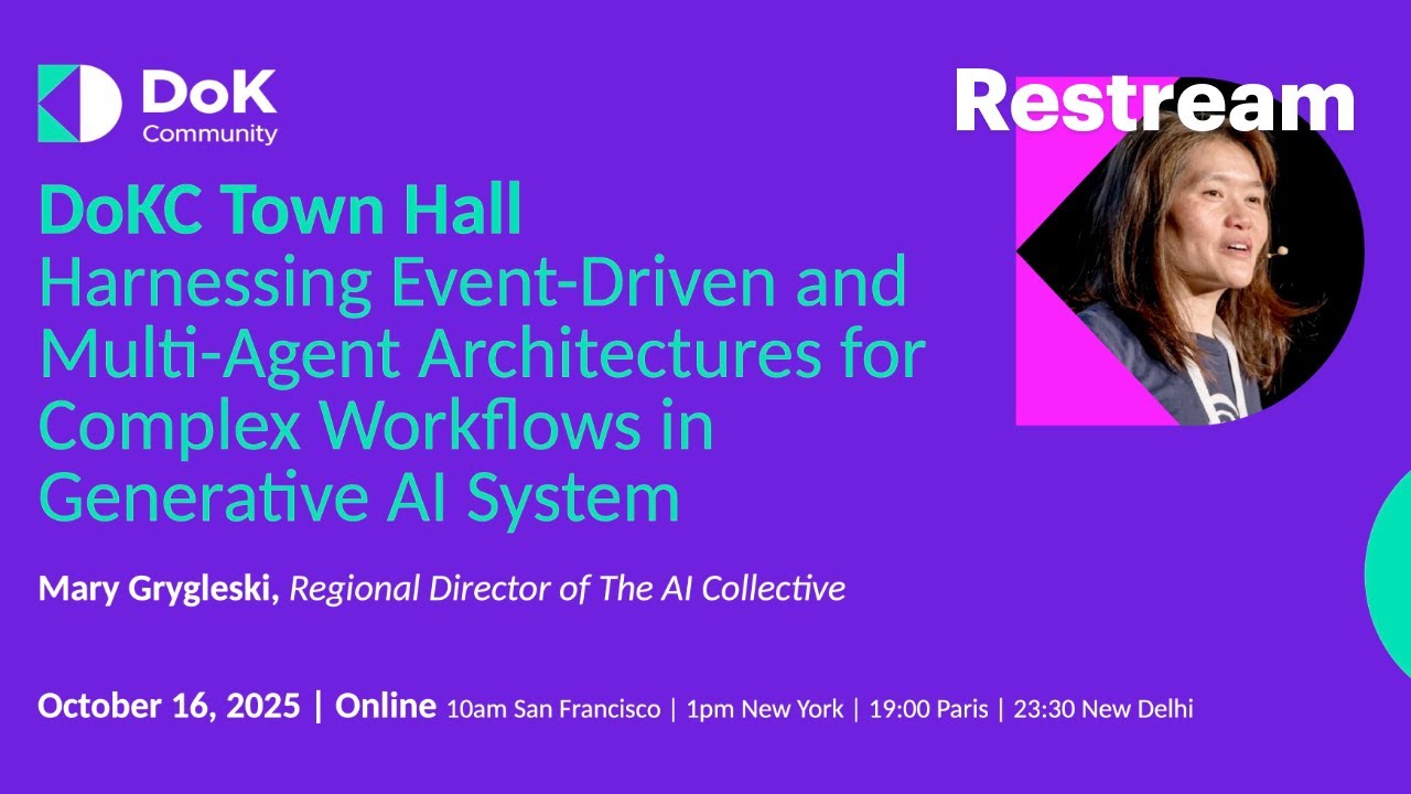Event-Driven & Multi-Agent Architectures for Complex Workflows in Gen AI
