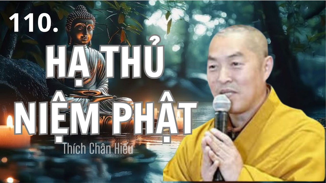 110.  HẠ THỦ NIỆM PHẬT -  VÃNG SANH TÂY PHƯƠNG thầy Thích Chân Hiếu giảng