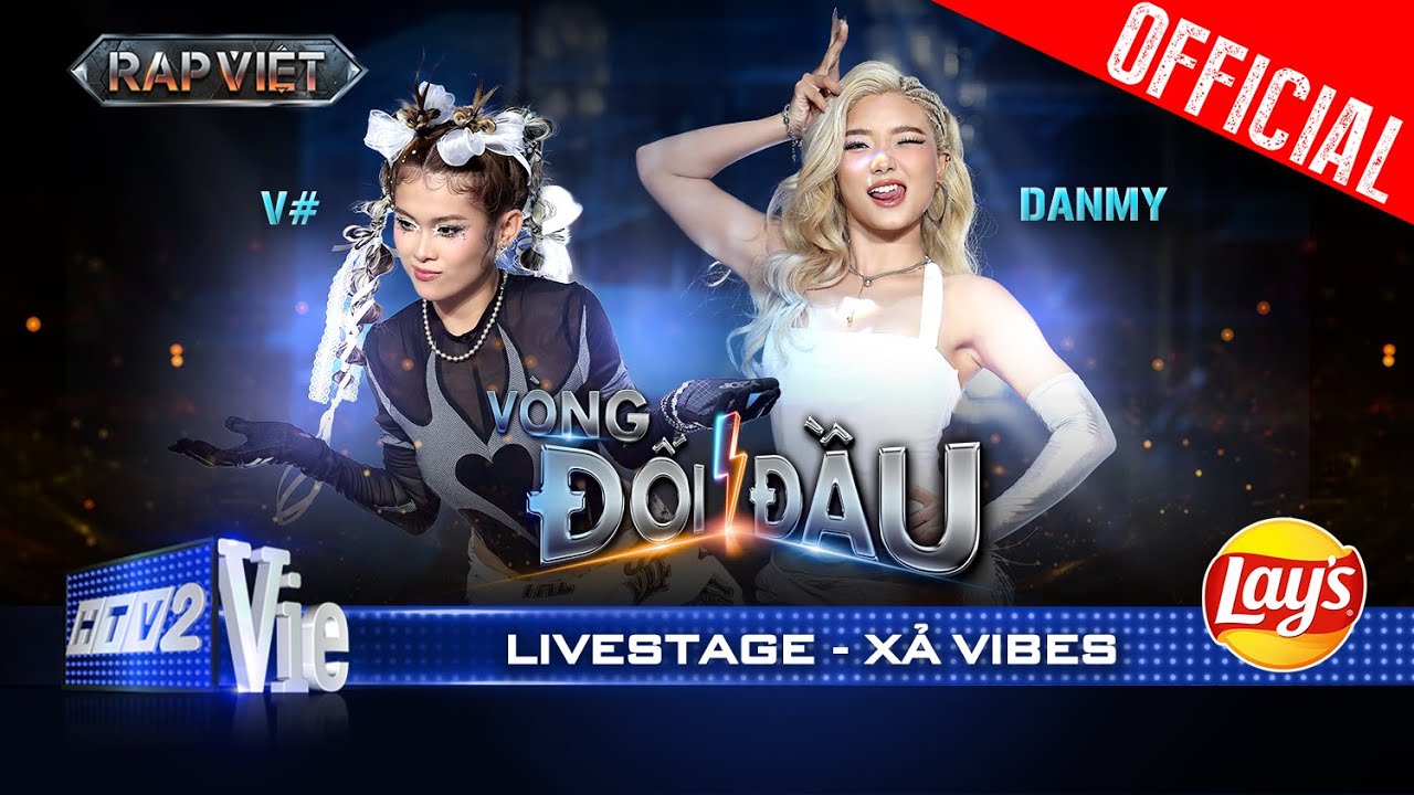 Xả Vibes - DANMY x V# vào vai slay hết cỡ | Rap Việt 2024 [Live Stage]