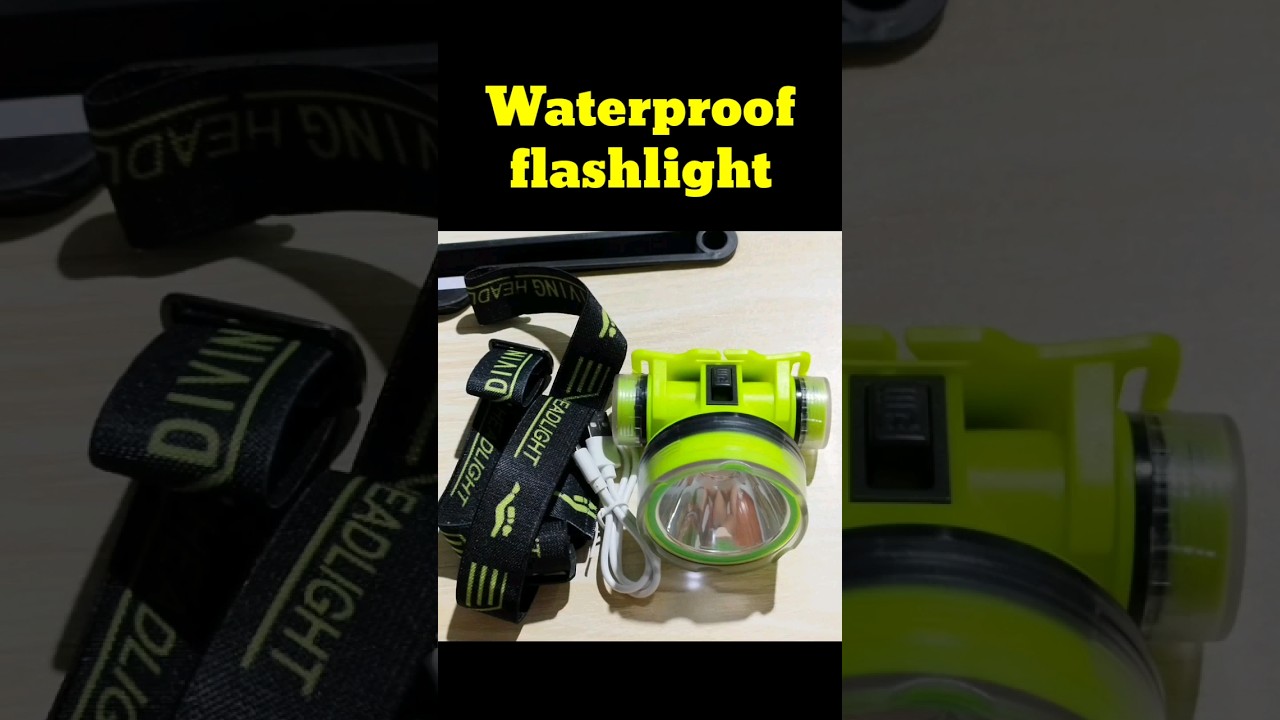 WATERPROOF FLASHLIGHT (Unboxing) #shorts #unboxing #shopeehaul #shopeeunboxing