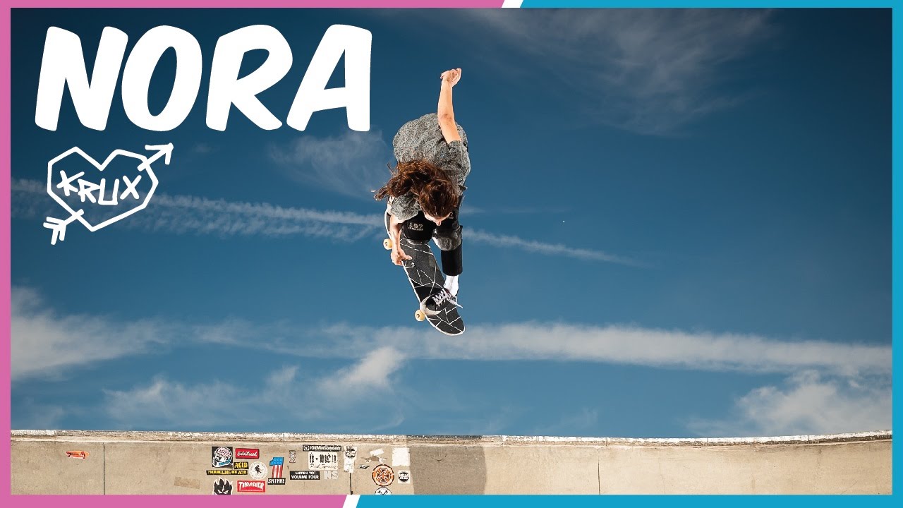 Nora Shreds on Krux 8.5's