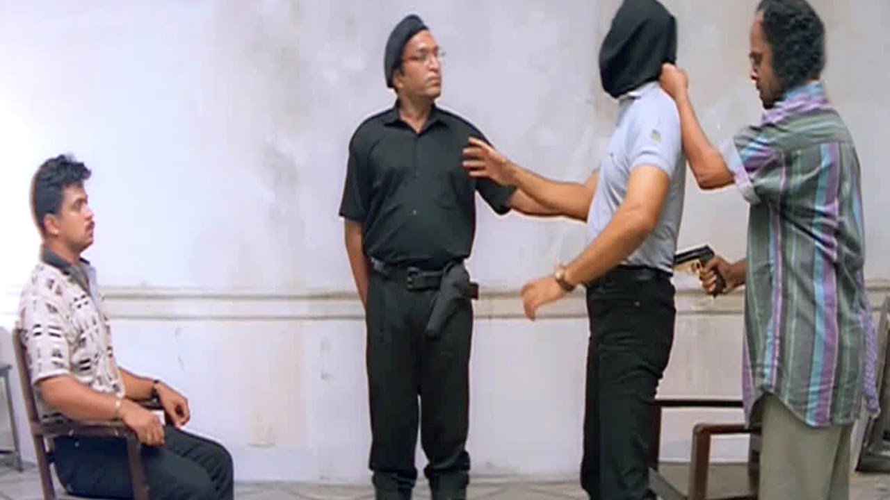 Drohi Movie Scenes - Adi And Abbas Kidnapped By Terrorist -  Kamal Hassan, Arjun