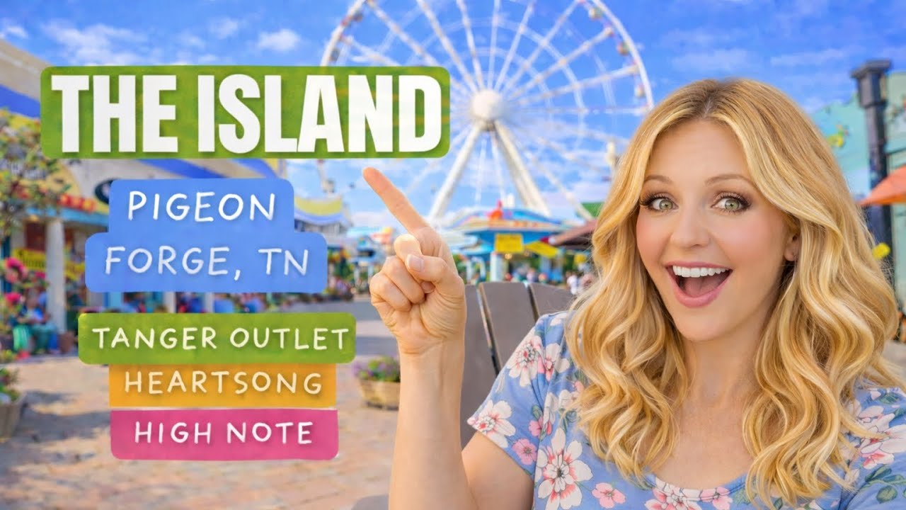 The Island Pigeon Forge, Tanger Outlet Shopping, & Heartsong High Note Lounge