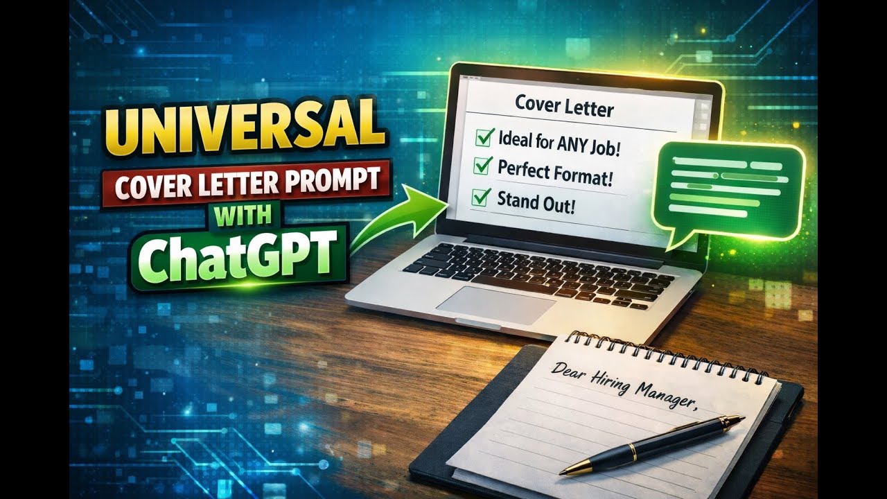 Universal Cover Letter Prompt With ChatGPT