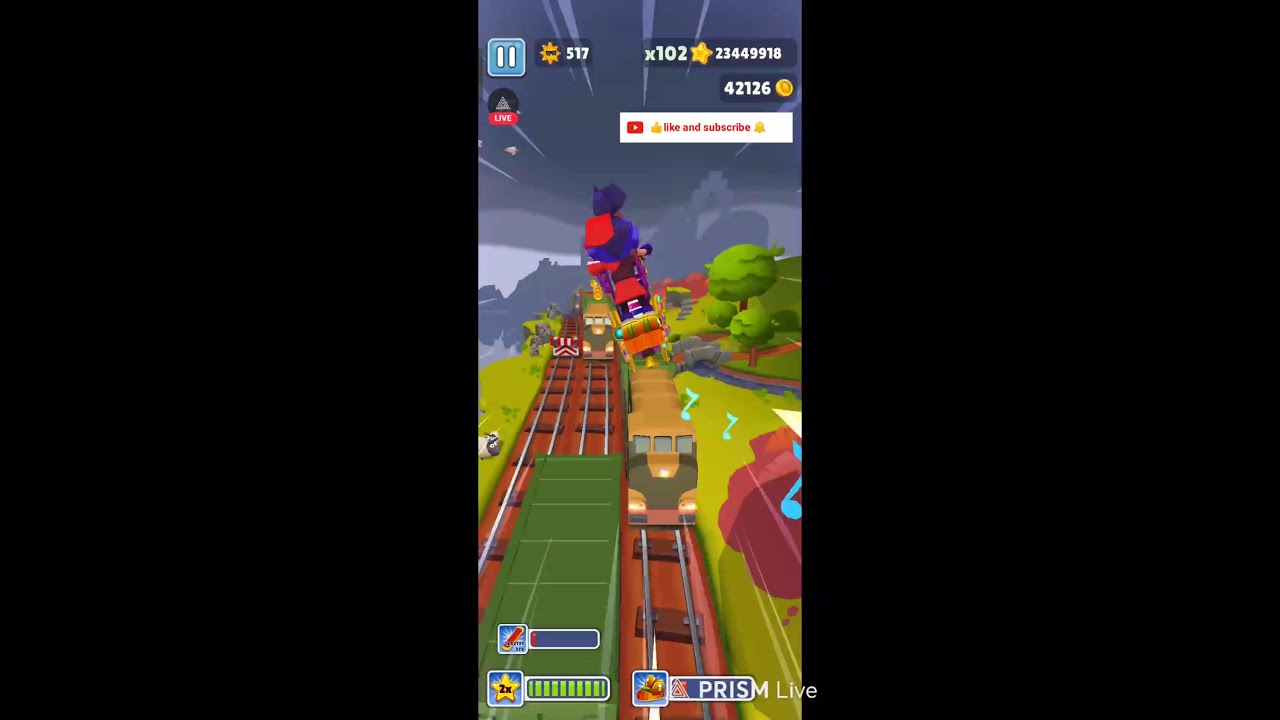 SUBWAY SURFERS LIVE NEW HIGH SCORE RECORD💥 #subwaysurfers #live #subwaysurferslive #subwaysurfs