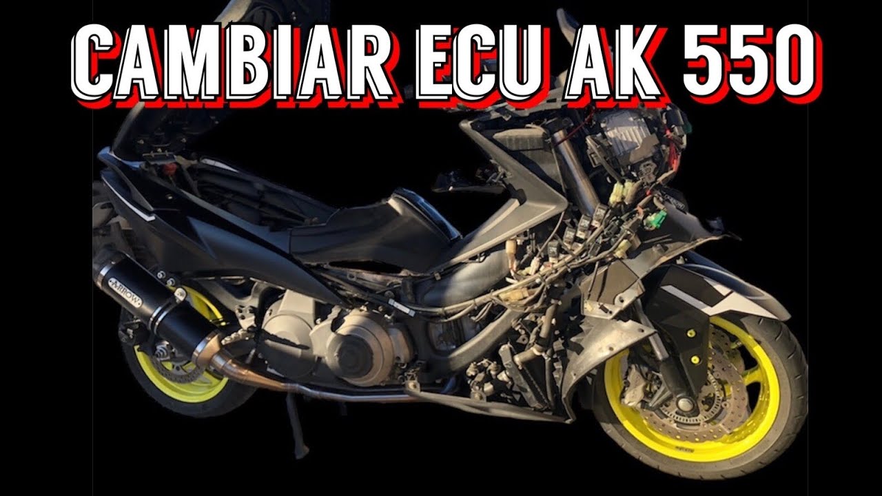 Cambiar ECU AK 550 | Acceso Bateria | DESMONTAR Carenado | KYMCO