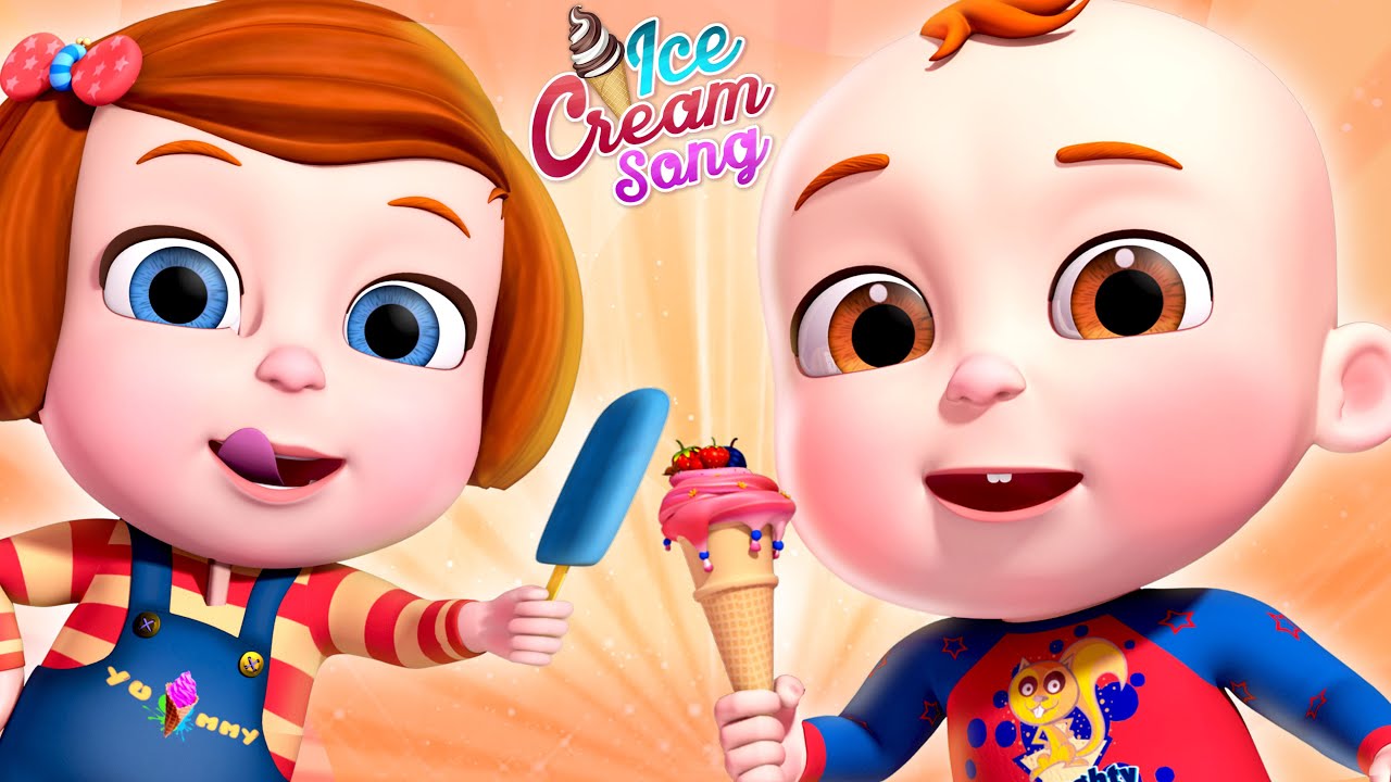 Ice Cream Song And More Nursery Rhymes & Kids Songs | Cartoon Animation For Children | 3D Rhymes