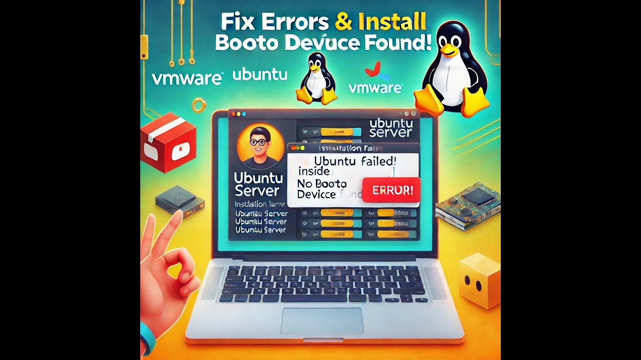 🚀 How to Install Ubuntu Server on VMware + Fix Common Errors! (Step-by-Step Guide)