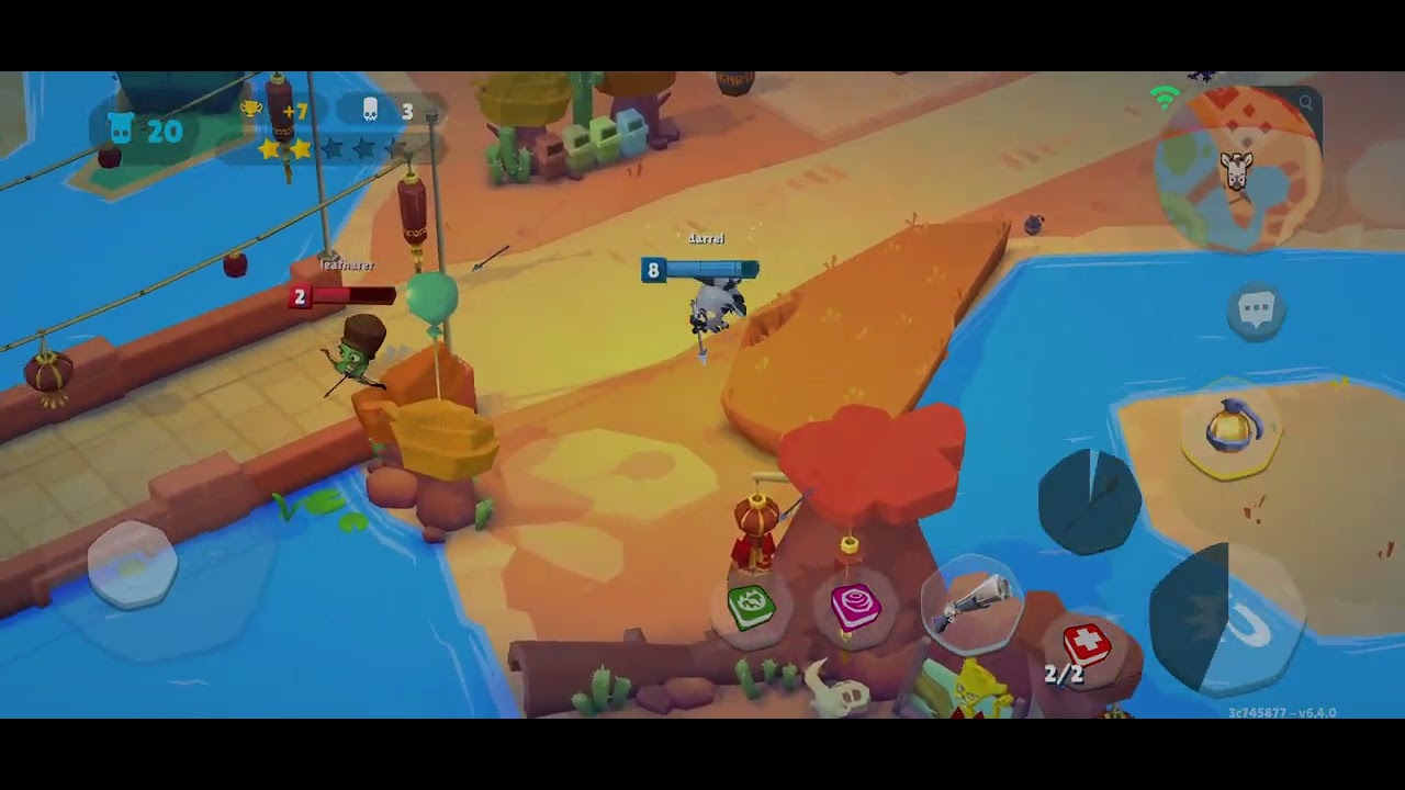 Zooba Paolo character kicks his opponents🤣 #zooba #zoobagame #gameplay #gamer 