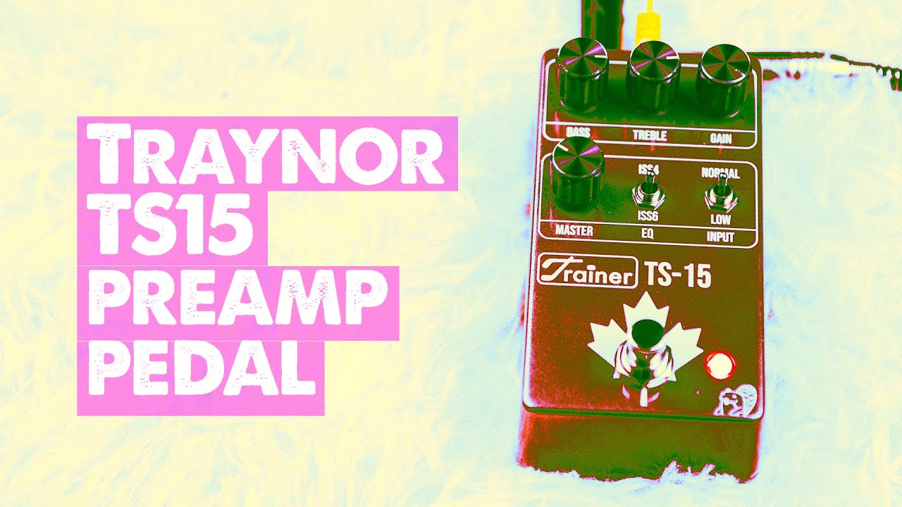 Trainer TS-15 MKII by Drunk Beaver pedals - a perfected Traynor TS-15 in a box