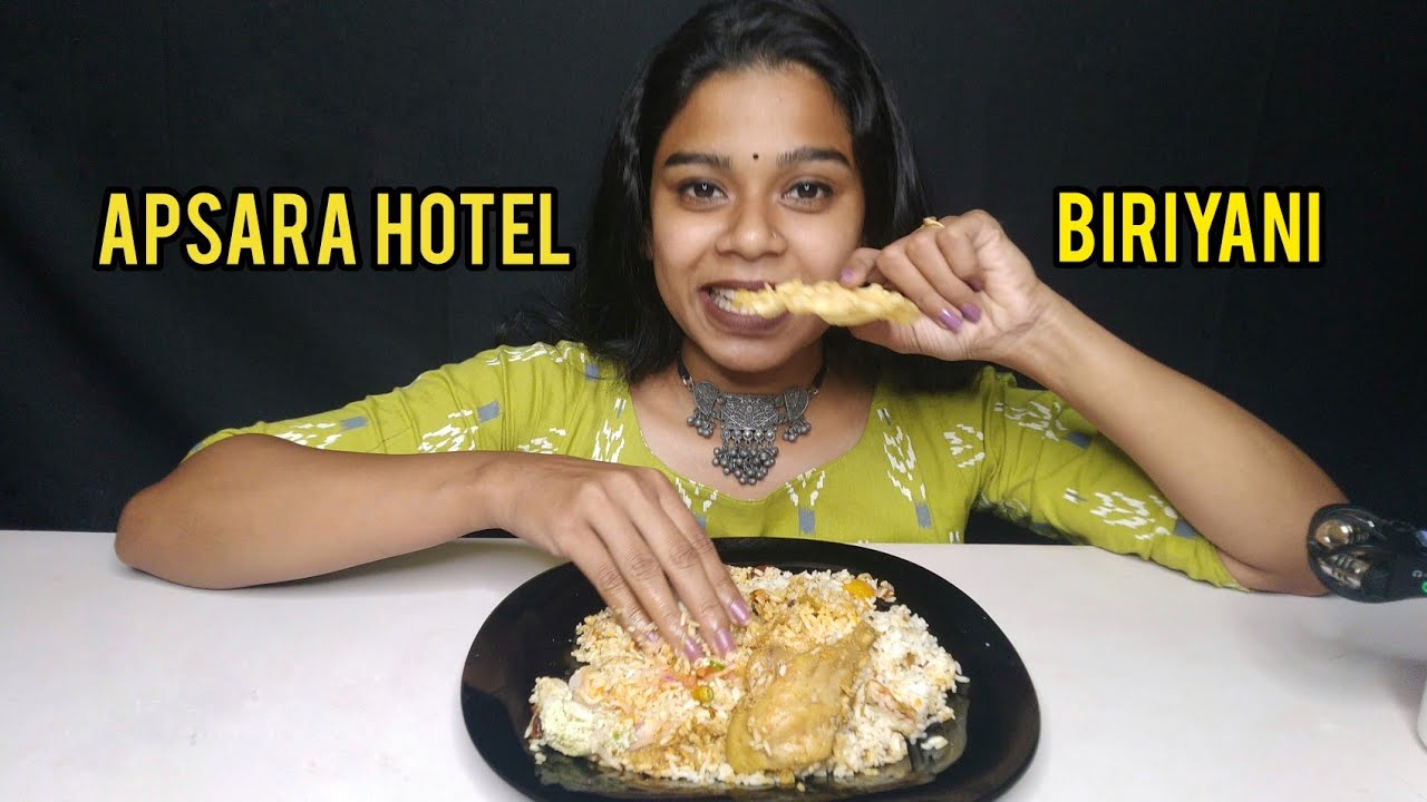 APSARA HOTEL BIRIYANI, PERUMBAAVOOR|| ASMRMUKBANG|| ASMR MALAYALAM|| CHICKEN DUM BIRIYANI EATING