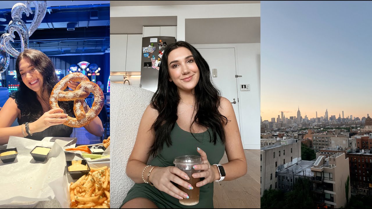 NYC VLOG: personal Q+A, day in my life + brooklyn date night!