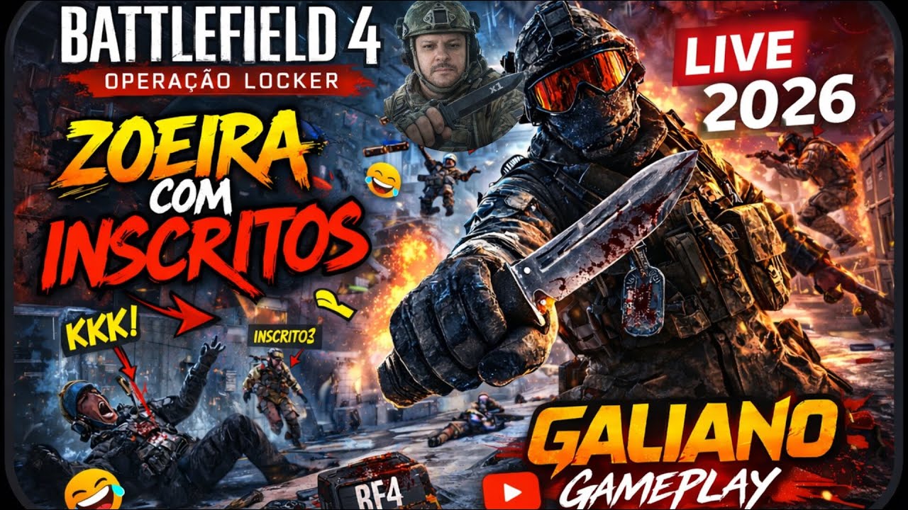 BATTLEFIELD 4 LIVE #578 DA UMA MORAL COM O LIKE